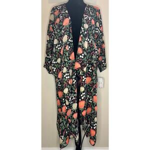 Lularoe Shirley Printed Floral Duster sz L